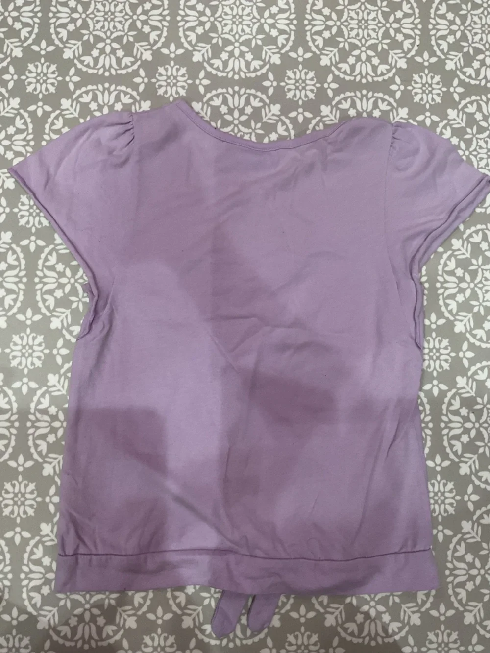 Disney Frozen Elsa Girls Purple Lavender Shirt & Skirt Set Size L (10–12)